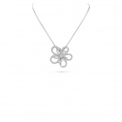 VAN CLEEF ARPELS FLOWERLACE CLIP AND PENDANT VCARP0I300